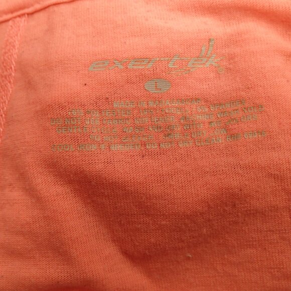 Exertek Women's Shirt Size Large Coral Color - Picture 2 of 3